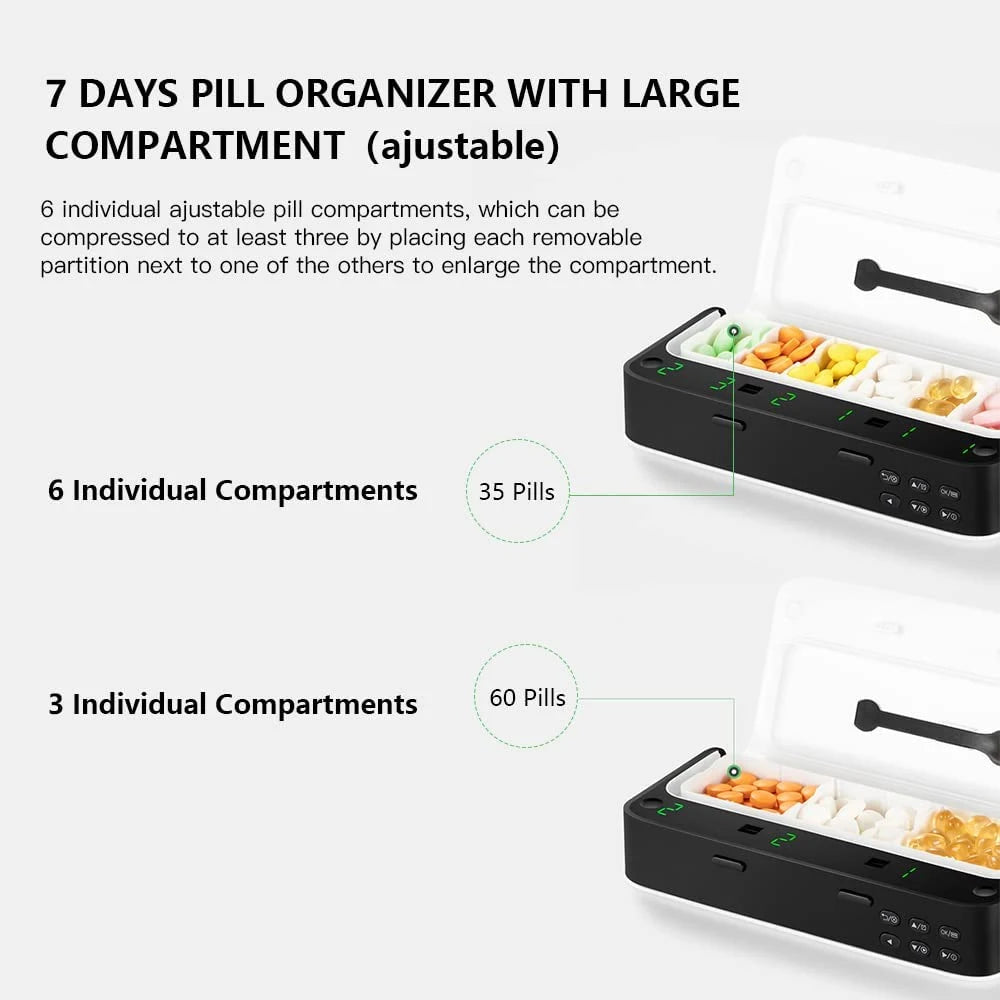 Pill separater box