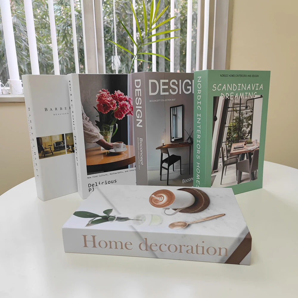 "Luxury Decorative Storage Books – Stylish Home Decor for Living Room & Coffee Table"