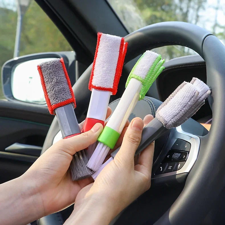 3PCS Double Head Car Vent & Grille Cleaning Brushes