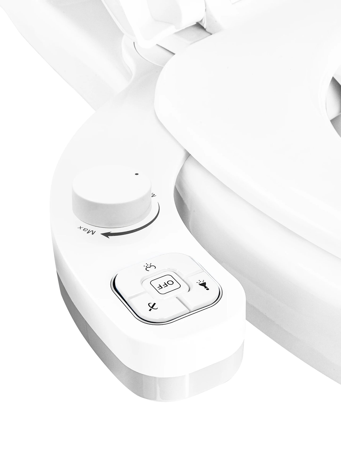 "Samodra Self-Cleaning Bidet Attachment - Dual Nozzle for Front & Rear Wash | Non-Electric Water Toilet Seat Attachment"