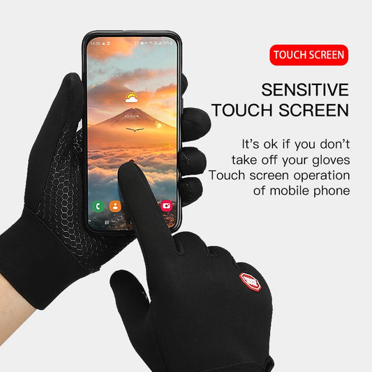 "Touchscreen Winter Outdoor Unisex Gloves - Waterproof and Nonslip Grip for cycling and skiing"