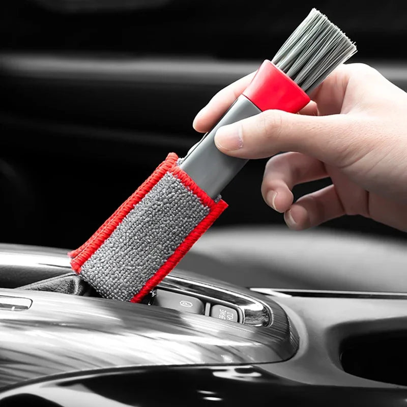 3PCS Double Head Car Vent & Grille Cleaning Brushes