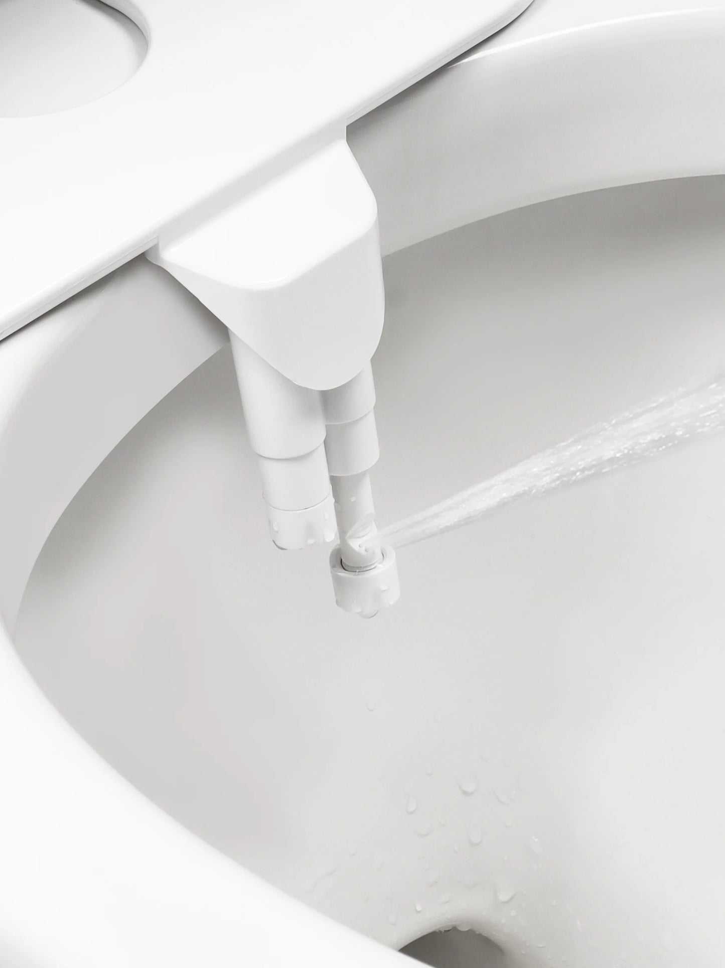 "Samodra Self-Cleaning Bidet Attachment - Dual Nozzle for Front & Rear Wash | Non-Electric Water Toilet Seat Attachment"